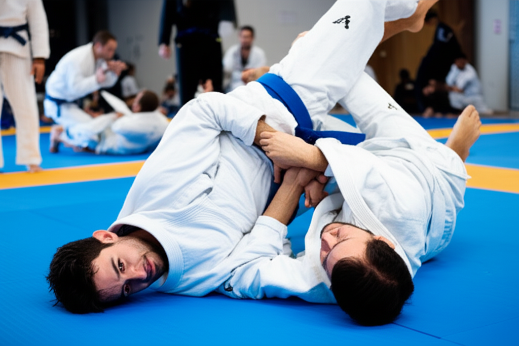 Treino de Jiu-Jitsu